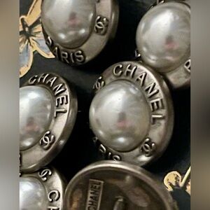 Set of 3 Chanel Buttons